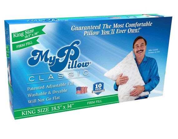 My Pillow Firm Classic King Pillow Foam 1 pk - MK Sauder SurplusFirm Classic