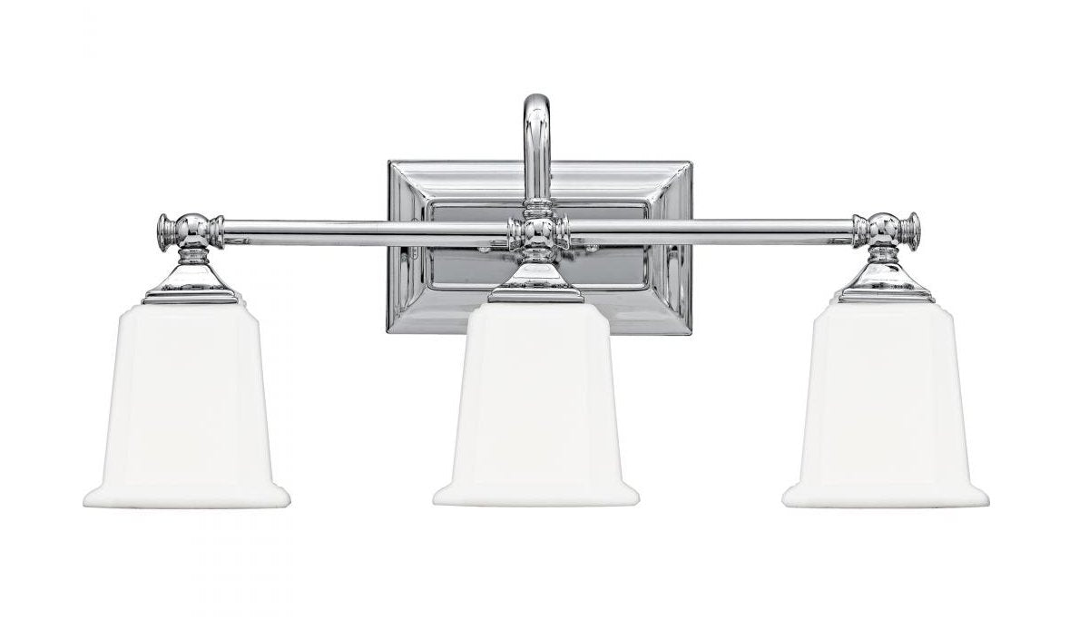 Nicholas 3 Light 22-inch Polished Chrome Bath Light Wall Light NL8603C - MK Sauder Surplus