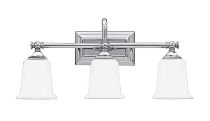 Nicholas 3 Light 22-inch Polished Chrome Bath Light Wall Light NL8603C - MK Sauder Surplus