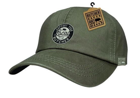 Open Road Brands Butcher - Support Your Local Butcher Cap Cotton - MK Sauder Surplus